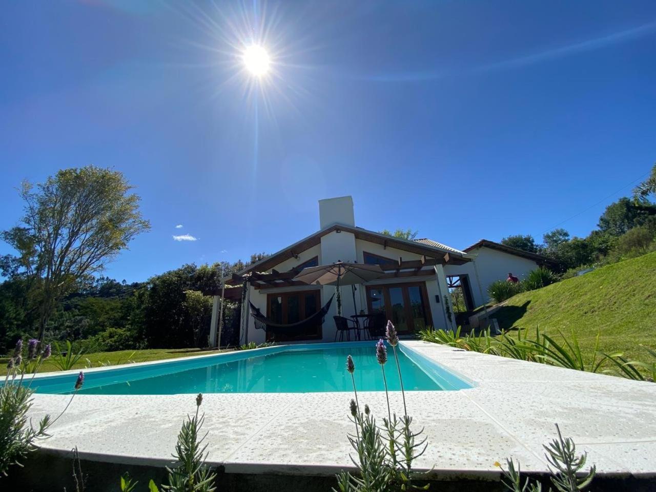 Casa De Campo Com Piscina Jaguariaíva Exterior foto